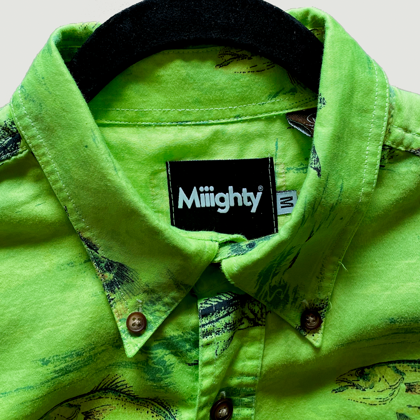 Born-to-Dye Grinch Green Button-down (One of One)