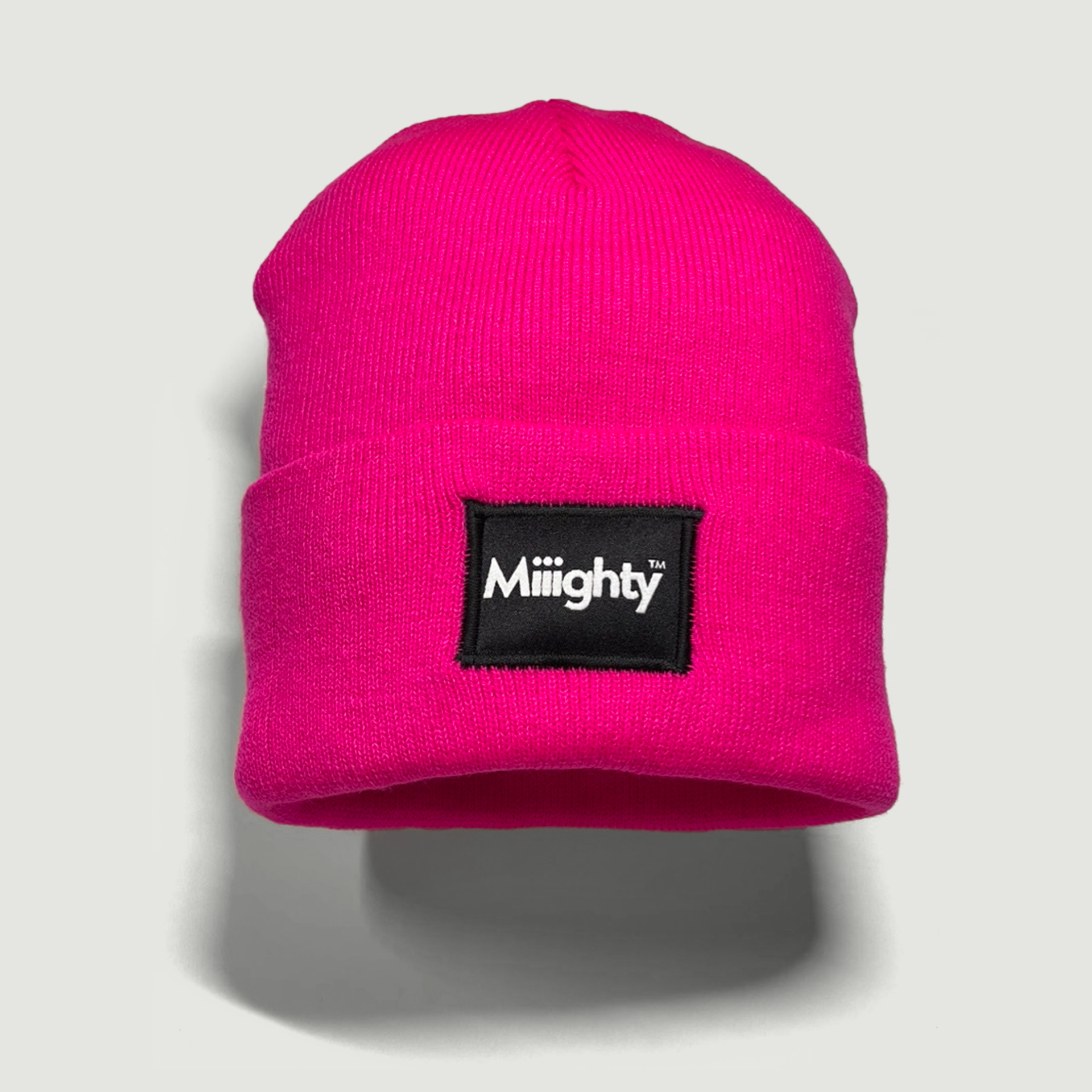 Neon Pink Logo Beanie